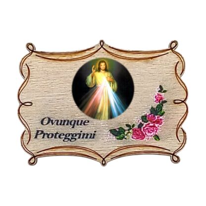 Calamita in legno cm. 5x3,5 - soggetti vari - confezione da 12 pezzi - immagine 11
