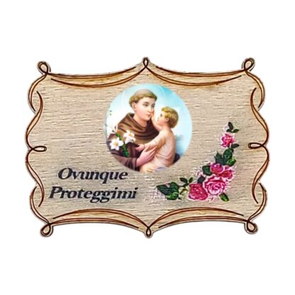 Calamita in legno cm. 5x3,5 - soggetti vari - confezione da 12 pezzi - immagine 7