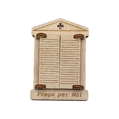 Quadretto con calamita casetta cm. 7x5 - vari soggetti - confezione da 6 pezzi - immagine 3