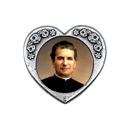 Calamita in metallo cuore cm. 3x3 - vari soggetti - confezione da 12 pezzi - immagine 2