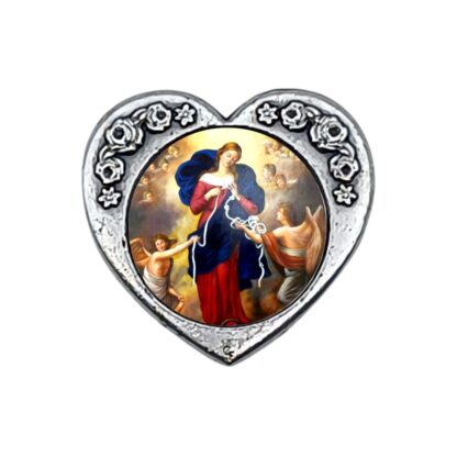 Calamita in metallo cuore cm. 3x3 - vari soggetti - confezione da 12 pezzi - immagine 13