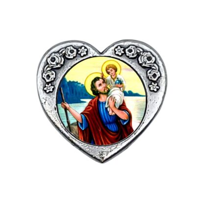 Calamita in metallo cuore cm. 3x3 - vari soggetti - confezione da 12 pezzi - immagine 10