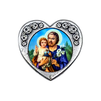 Calamita in metallo cuore cm. 3x3 - vari soggetti - confezione da 12 pezzi - immagine 8