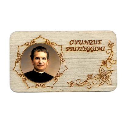 Calamita in legno cm. 7x4 - vari soggetti - confezione da 12 pezzi - immagine 2
