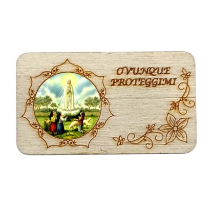 Calamita in legno cm. 7x4 - vari soggetti - confezione da 12 pezzi - immagine 3