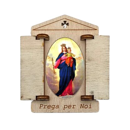 Quadretto con calamita casetta cm. 7x5 - vari soggetti - confezione da 6 pezzi - immagine 8