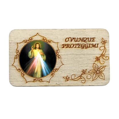 Calamita in legno cm. 7x4 - vari soggetti - confezione da 12 pezzi - immagine 5