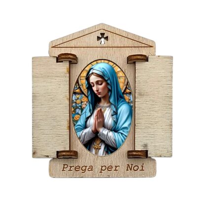 Quadretto con calamita casetta cm. 7x5 - vari soggetti - confezione da 6 pezzi