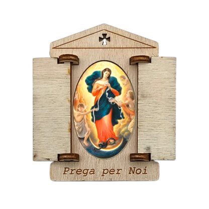 Quadretto con calamita casetta cm. 7x5 - vari soggetti - confezione da 6 pezzi - immagine 16