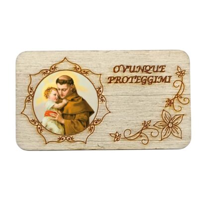 Calamita in legno cm. 7x4 - vari soggetti - confezione da 12 pezzi - immagine 10