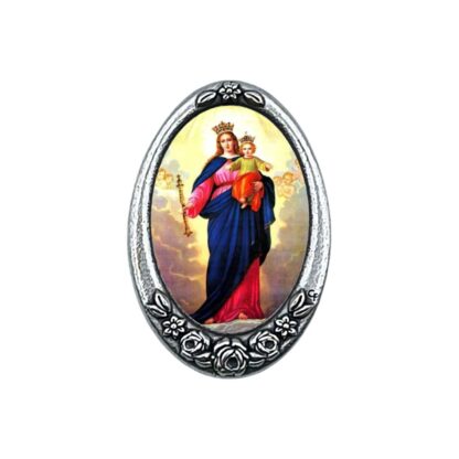 Calamita in metallo ovale cm. 4x3 - vari soggetti - confezione da 12 pezzi - immagine 4