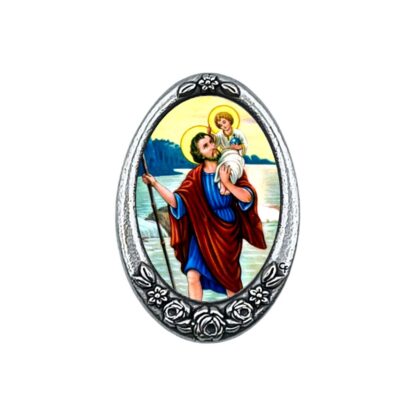 Calamita in metallo ovale cm. 4x3 - vari soggetti - confezione da 12 pezzi - immagine 11