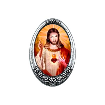 Calamita in metallo ovale cm. 4x3 - vari soggetti - confezione da 12 pezzi - immagine 10