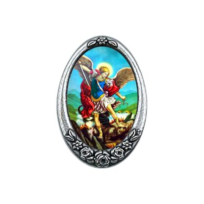 Calamita in metallo ovale cm. 4x3 - vari soggetti - confezione da 12 pezzi - immagine 8