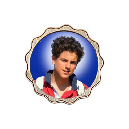 Calamita in legno rotonda diametro cm. 3 - soggetti vari - confezione da 12 pezzi - immagine 2